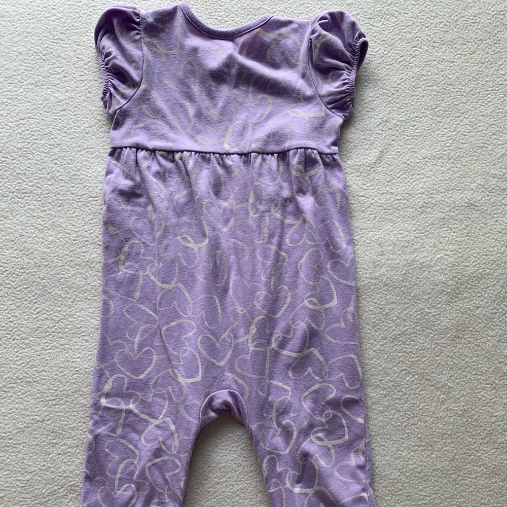 12 M baby girl one-peice 
Cat & jack purple